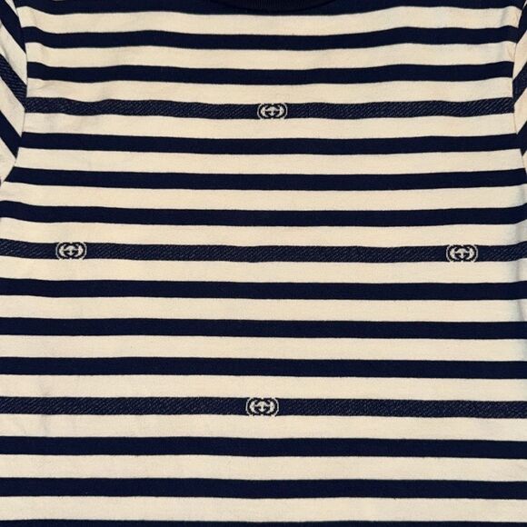GUCCI BOYS STRIPED LOGO TSHIRT 4Y - Picture 4 of 8